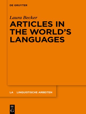 cover image of Articles in the World's Languages